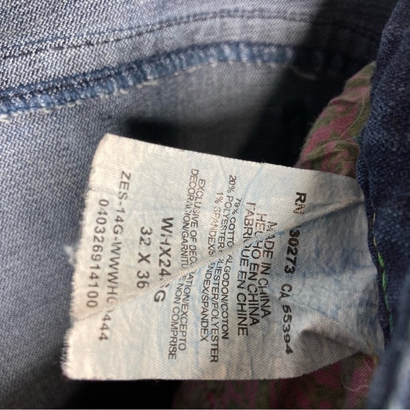 Rock by Wrangler Y2K Ultra low Rise Jeans Size 32 x 36 - Picture 5 of 11